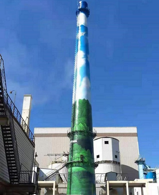 煙囪粉刷美化:綠色技藝,助力城市更新與改造